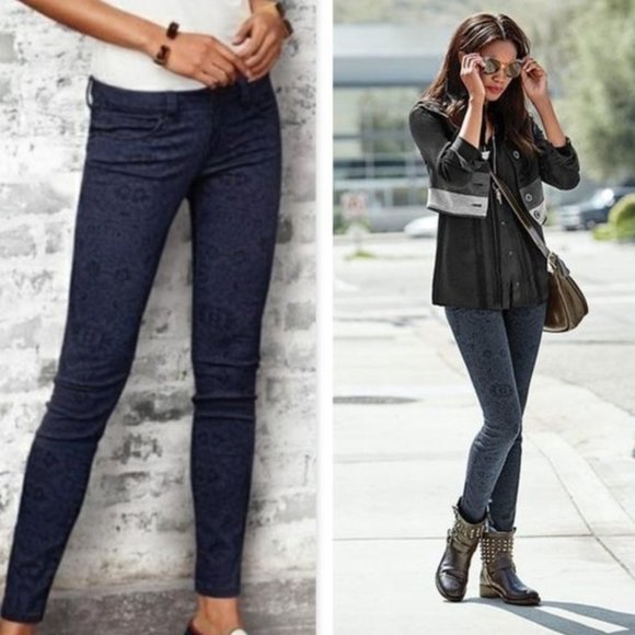 CAbi Split Back Mesh Knit Sleeve Crew Neck Lemon/Lime Sweater szS - Picture 14 of 14